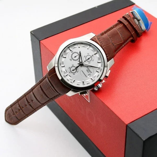 Tissot-Couturier Leather 1853 - Chronograph Watch | 1:1 Quality