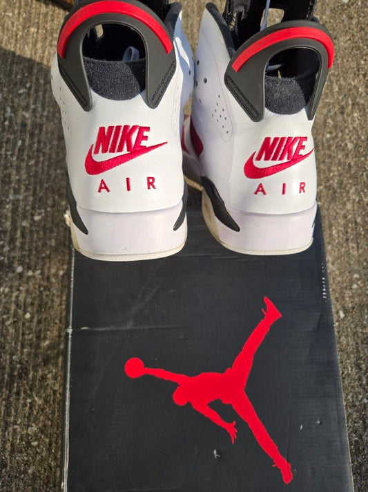 NIK AIR Jordans | Full OG Quality With OG BOX + Laces extra + accessories RED -WHITE BONE