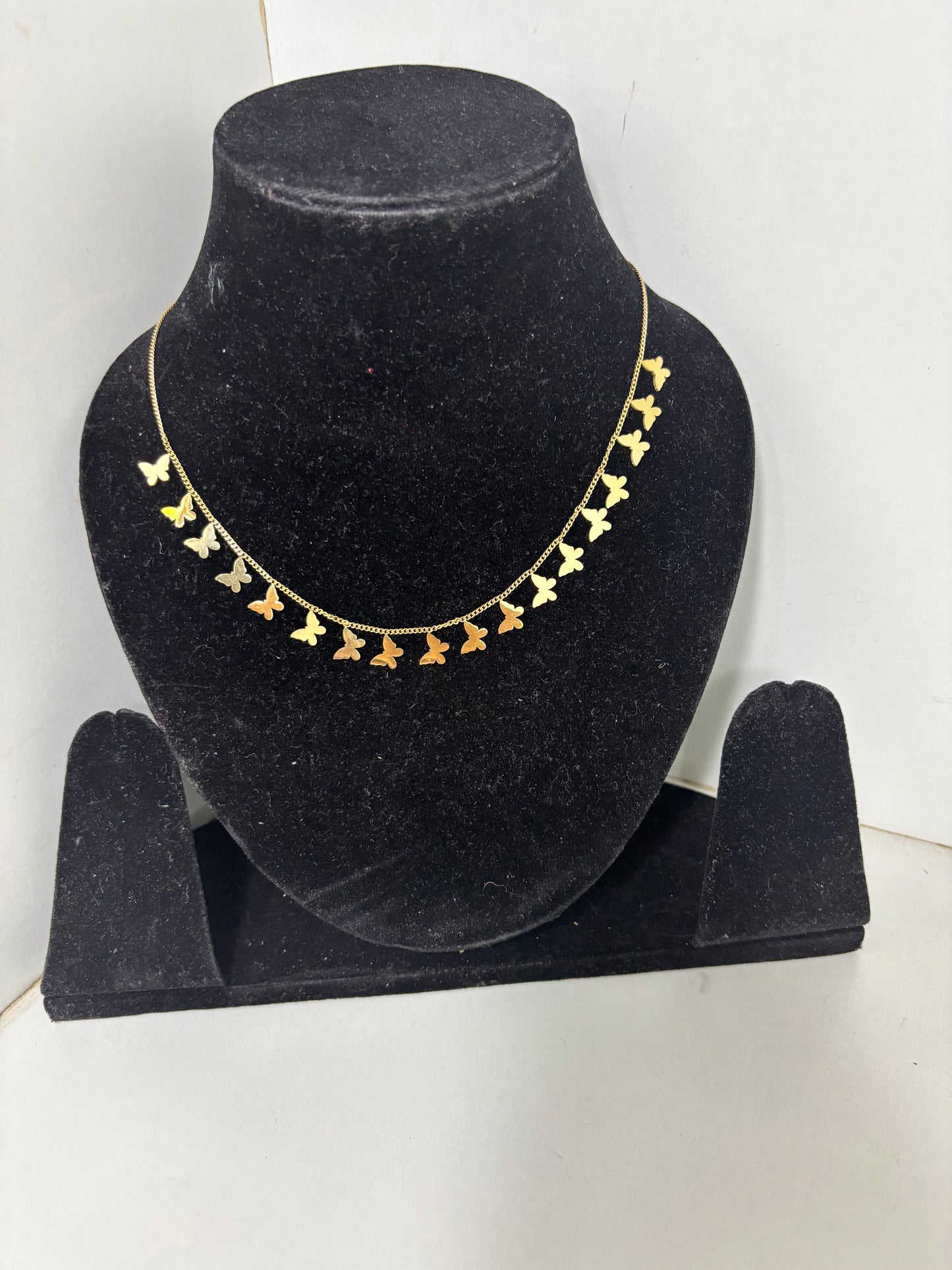 Butterfly Necklace Anti Tarnish