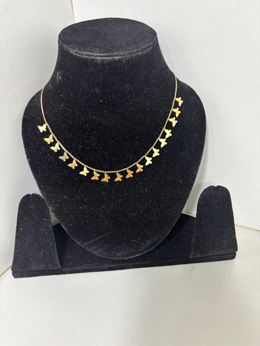 Butterfly Necklace Anti Tarnish