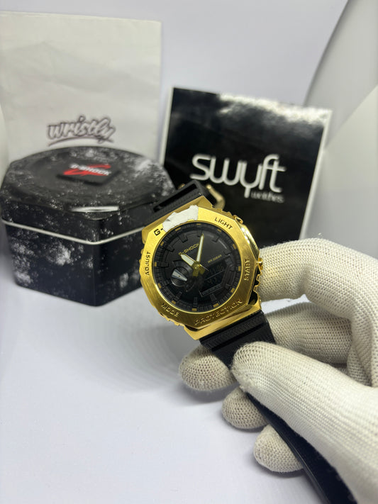 | GOLD - 2160 | Metal Dial | 1:1 Quality|GOLD