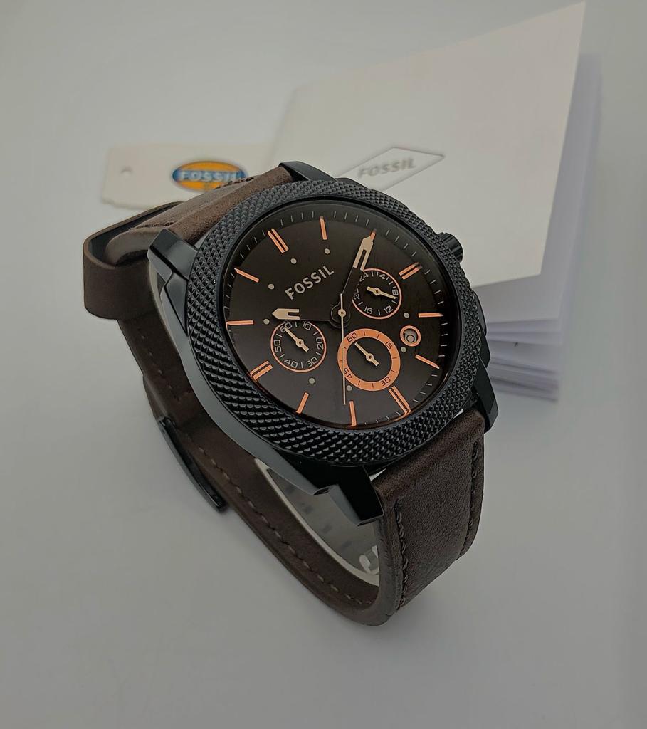 Fossil Brown Leather Strap| 1:1 Quality