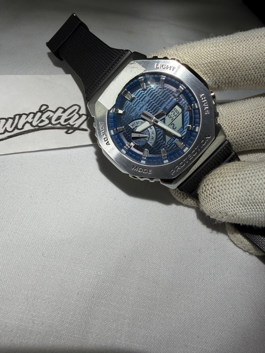 2160 Dark Blue Silver - Strap