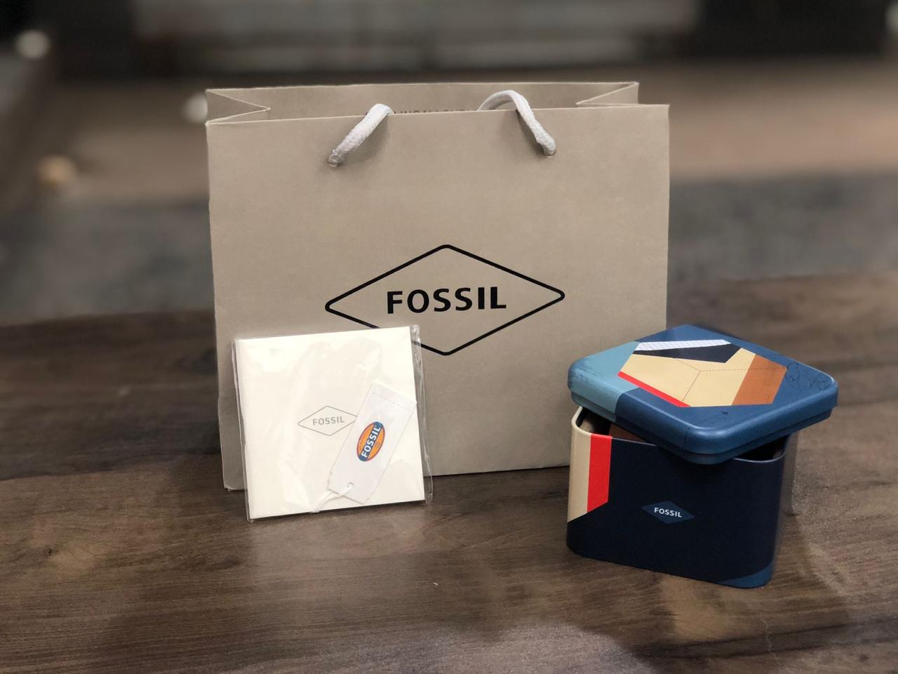 Fossil Brown Leather Strap| 1:1 Quality