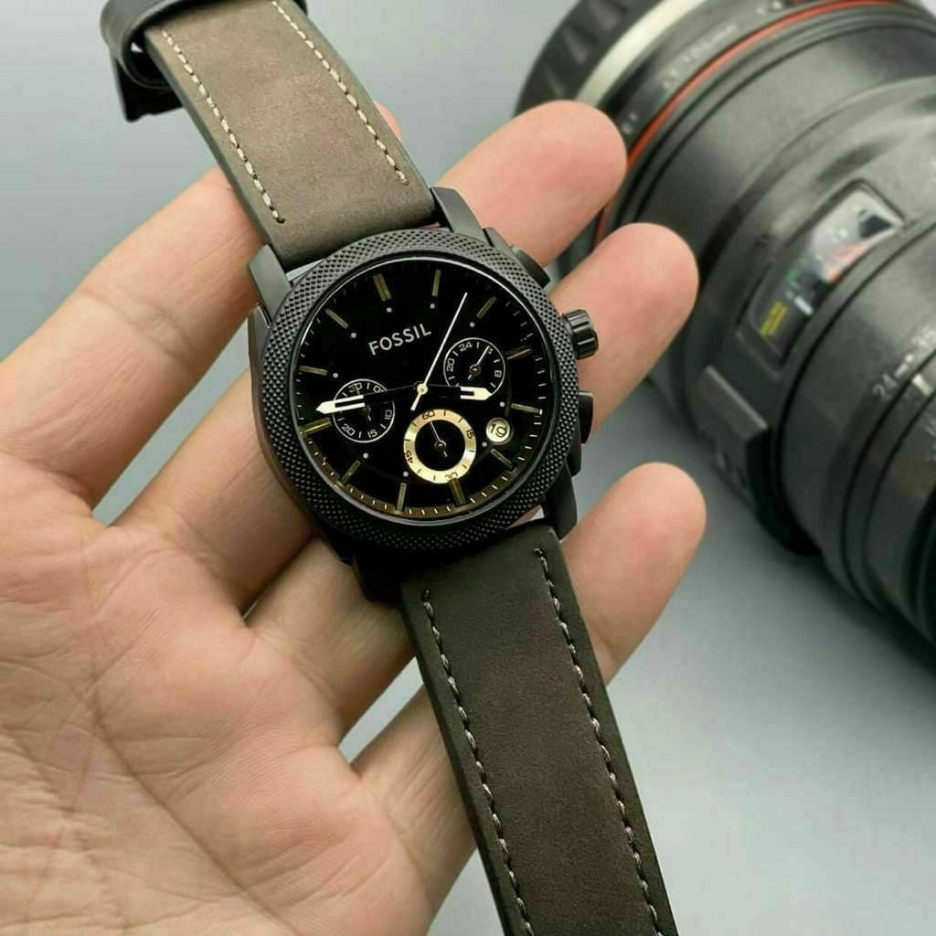 Fossil Brown Leather Strap| 1:1 Quality