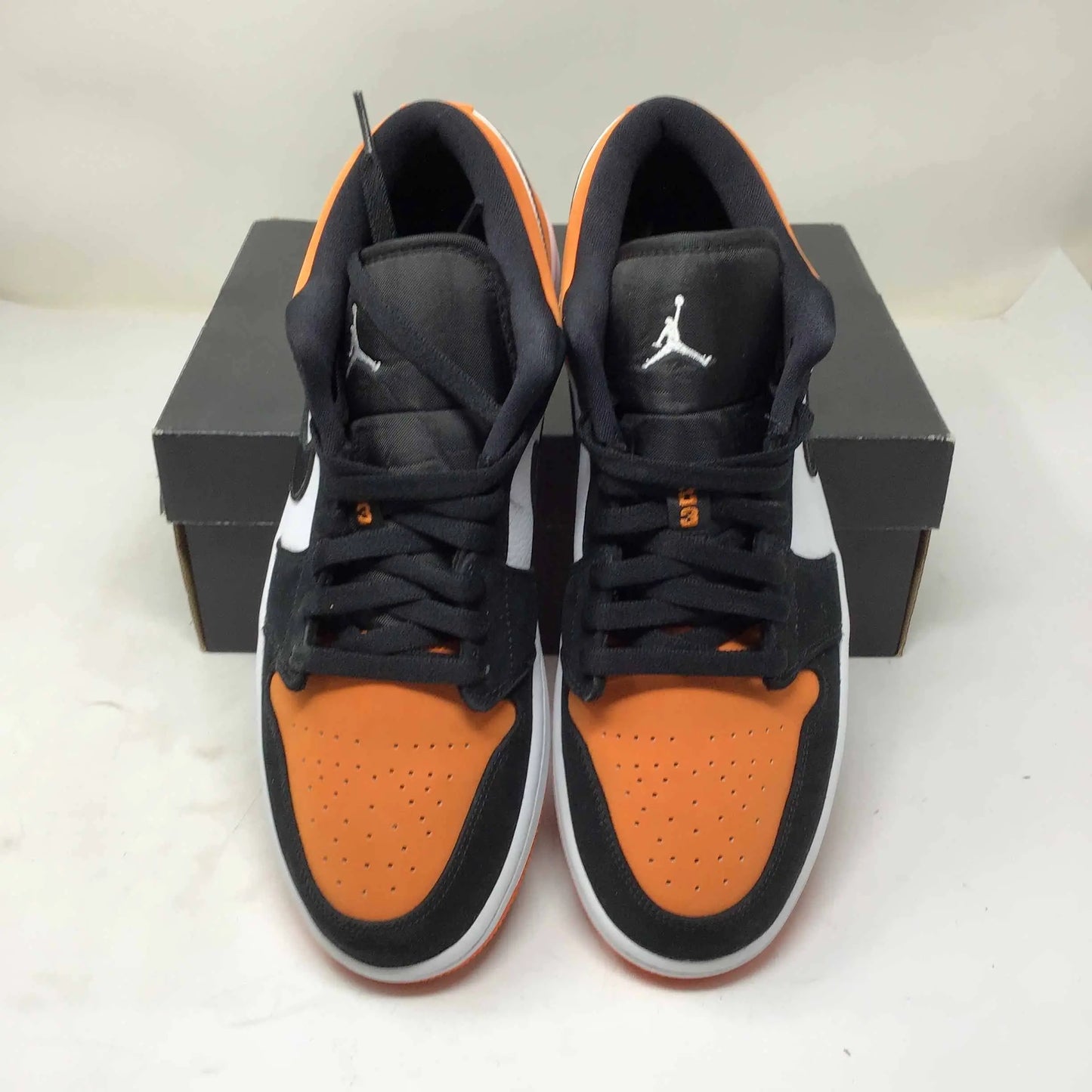 NIK AIR Jordans | Full OG Quality (With BOX + Laces extra + accessories)- ORANGE WHITE - "LOW"