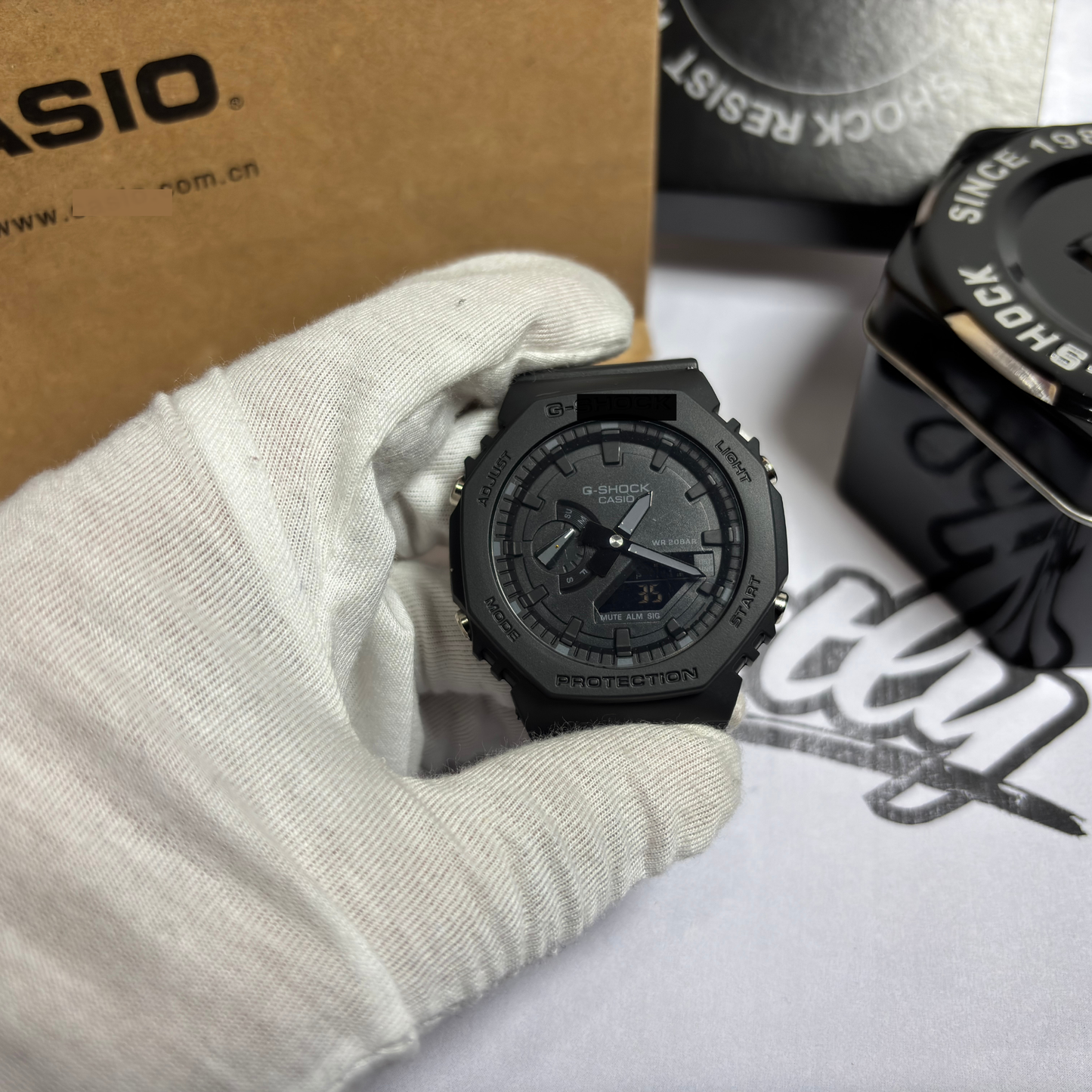 GA-2100 BLACK| CHRONOGRAPH WORKING | 1:1 Quality