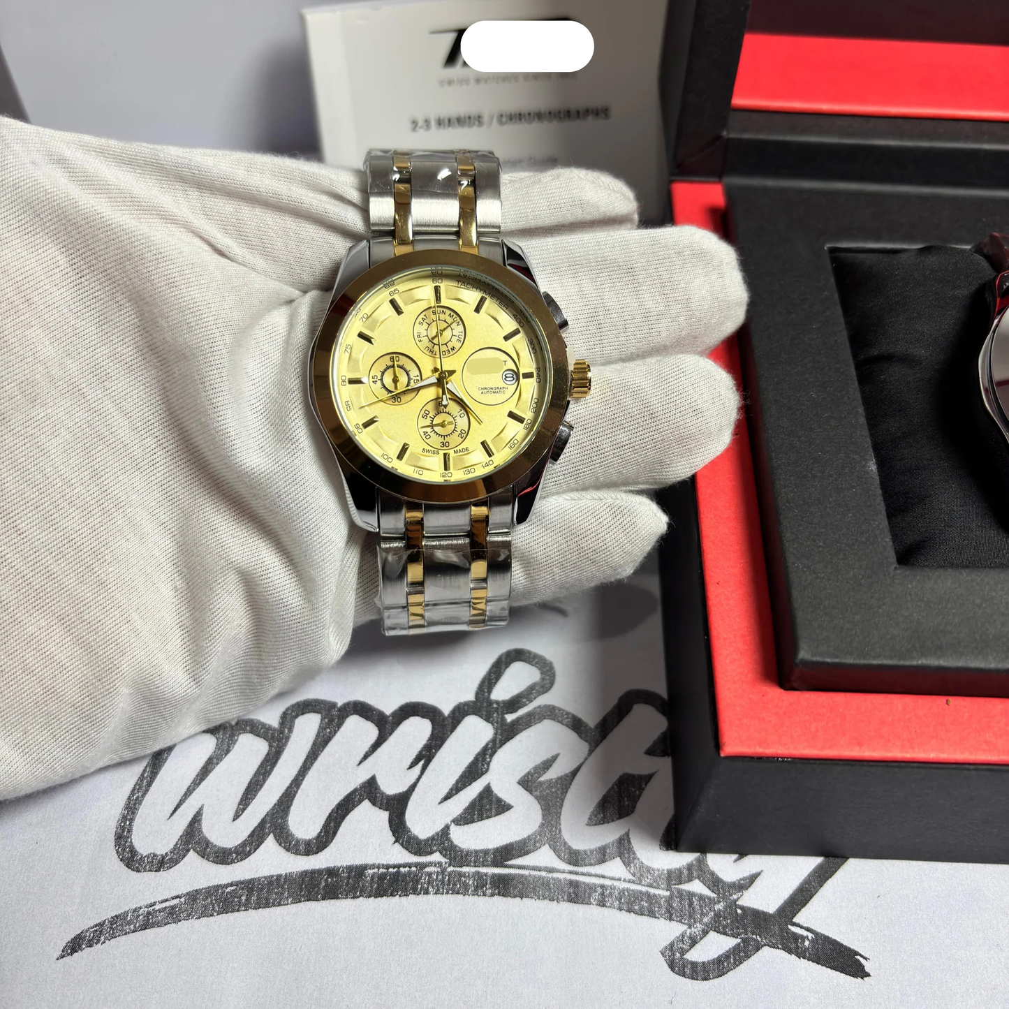 Tiss Chain Chronograph 1853 | 1:1 Quality(HEAVY QUALITY)