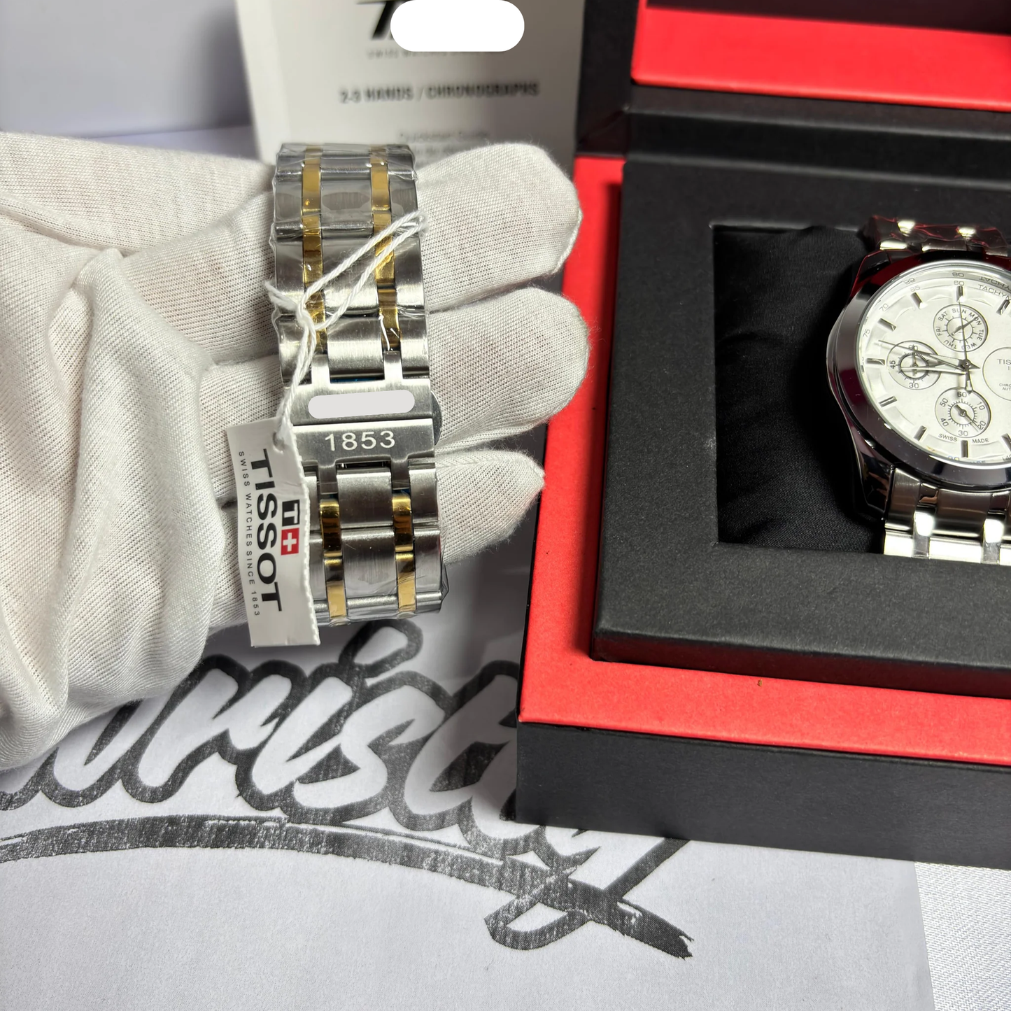 Tiss Chain Chronograph 1853 | 1:1 Quality(HEAVY QUALITY)