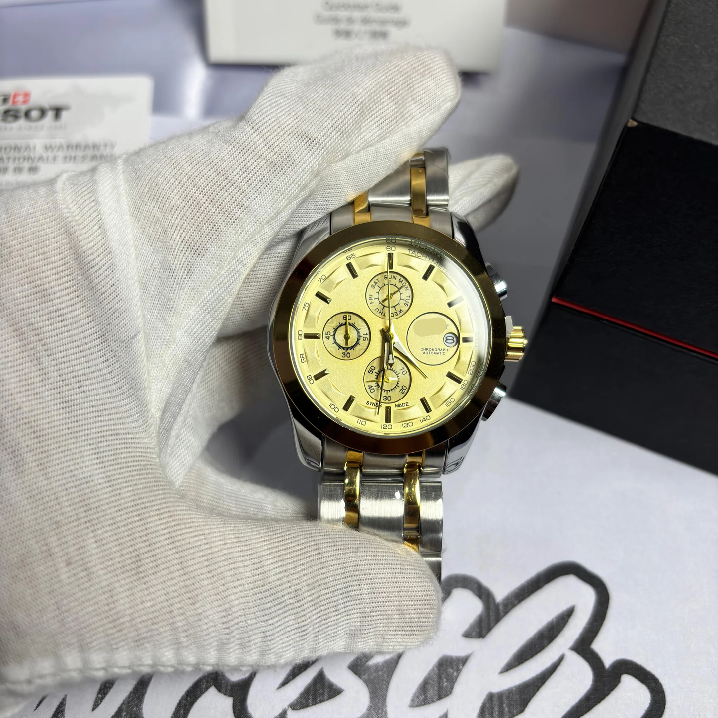 Tiss Chain Chronograph 1853 | 1:1 Quality(HEAVY QUALITY)