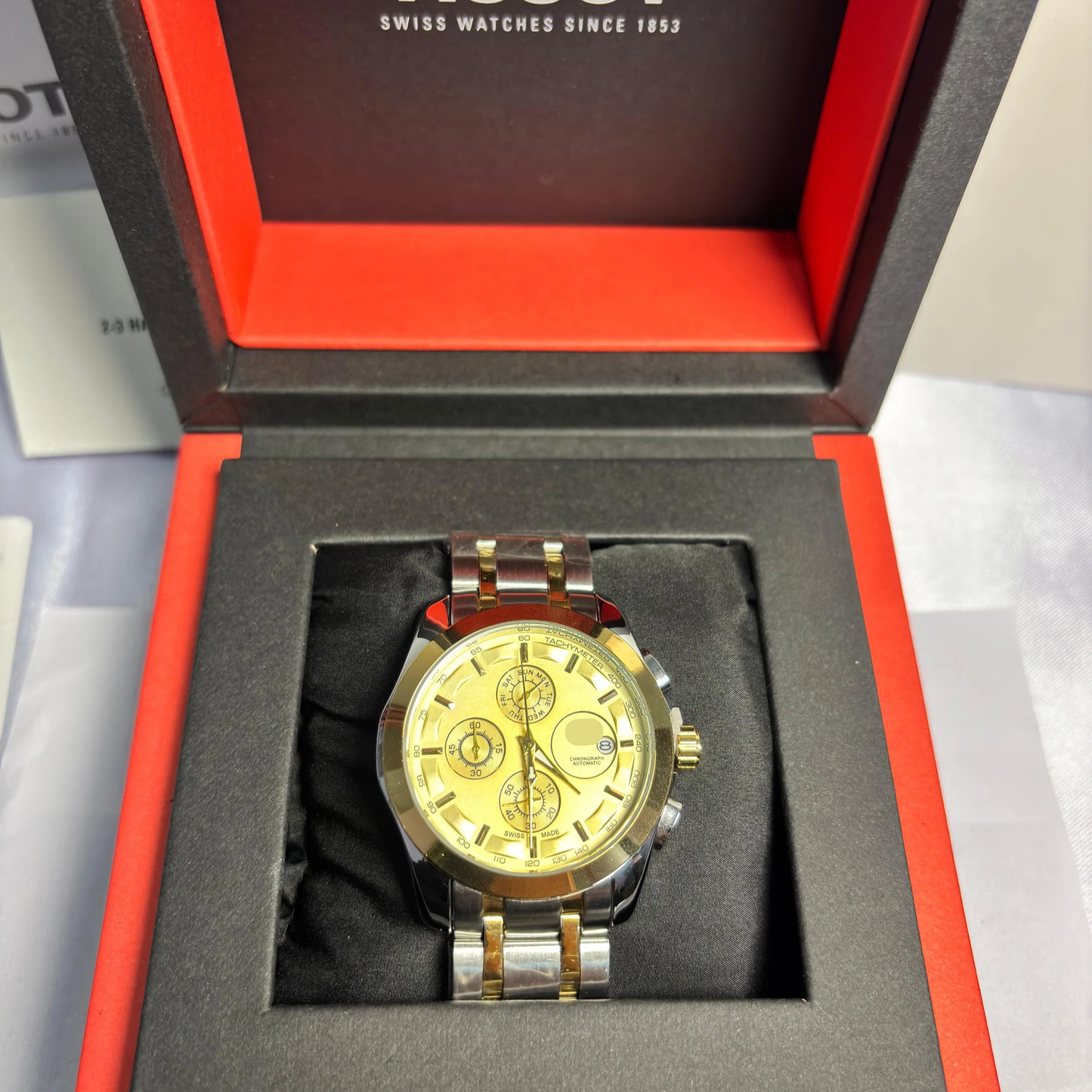 Tiss Chain Chronograph 1853 | 1:1 Quality(HEAVY QUALITY)
