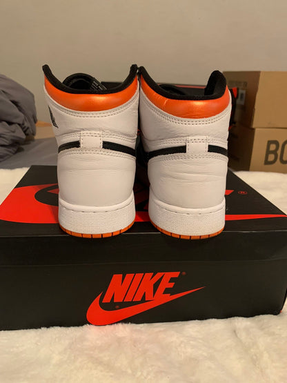 NIK AIR Jordans | Full OG Quality (With BOX + Laces extra + accessories)- ORANGE WHITE - HIGH