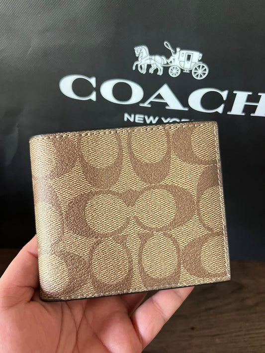 Mens Wallet Slim Premium - Beige