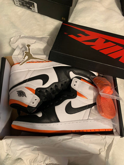 NIK AIR Jordans | Full OG Quality (With BOX + Laces extra + accessories)- ORANGE WHITE - HIGH