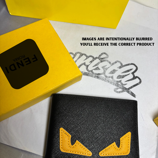 F EYES Leather Wallet {With BAG}