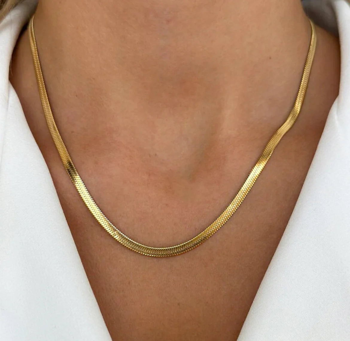 Gold Plated Snake Chain(Anti Tarnish)