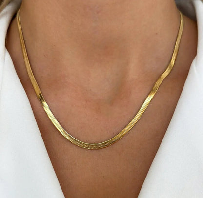 Gold Plated Snake Chain(Anti Tarnish)