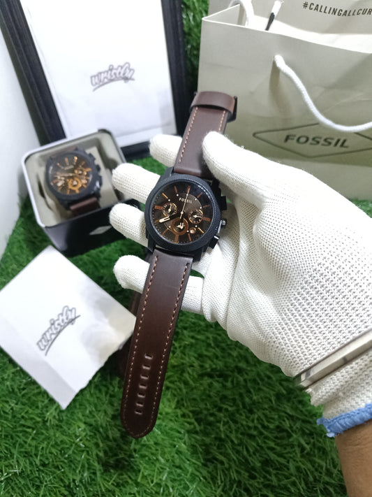 FS4656 Brown Leather Strap| 1:1 Quality