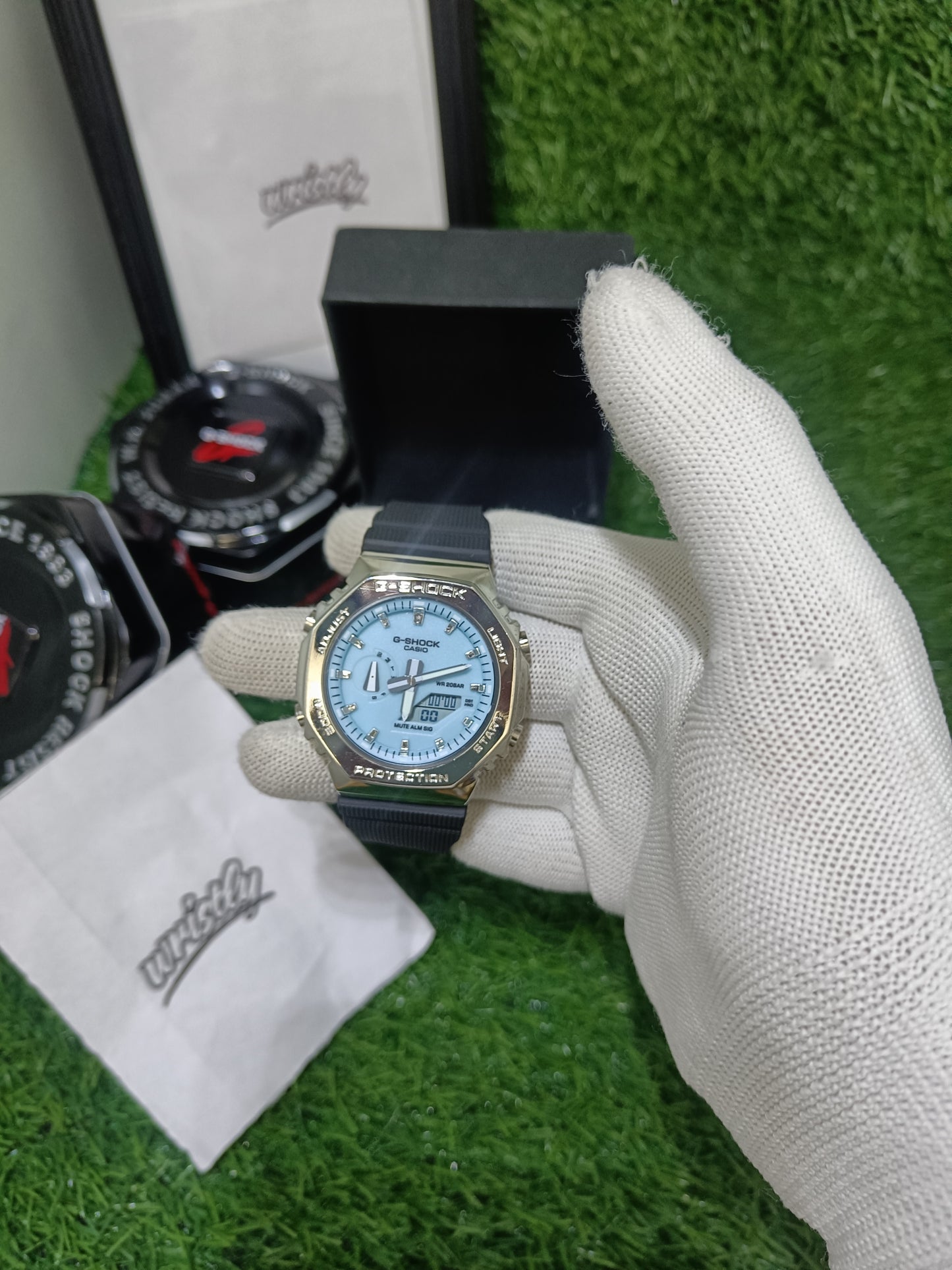 | GMB- 2260|| Metal Dial | 1:1 Quality|Silver Dial - BLUE