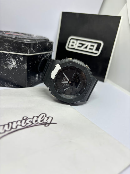 GA-2100 BLACK| CHRONOGRAPH WORKING | 1:1 Quality