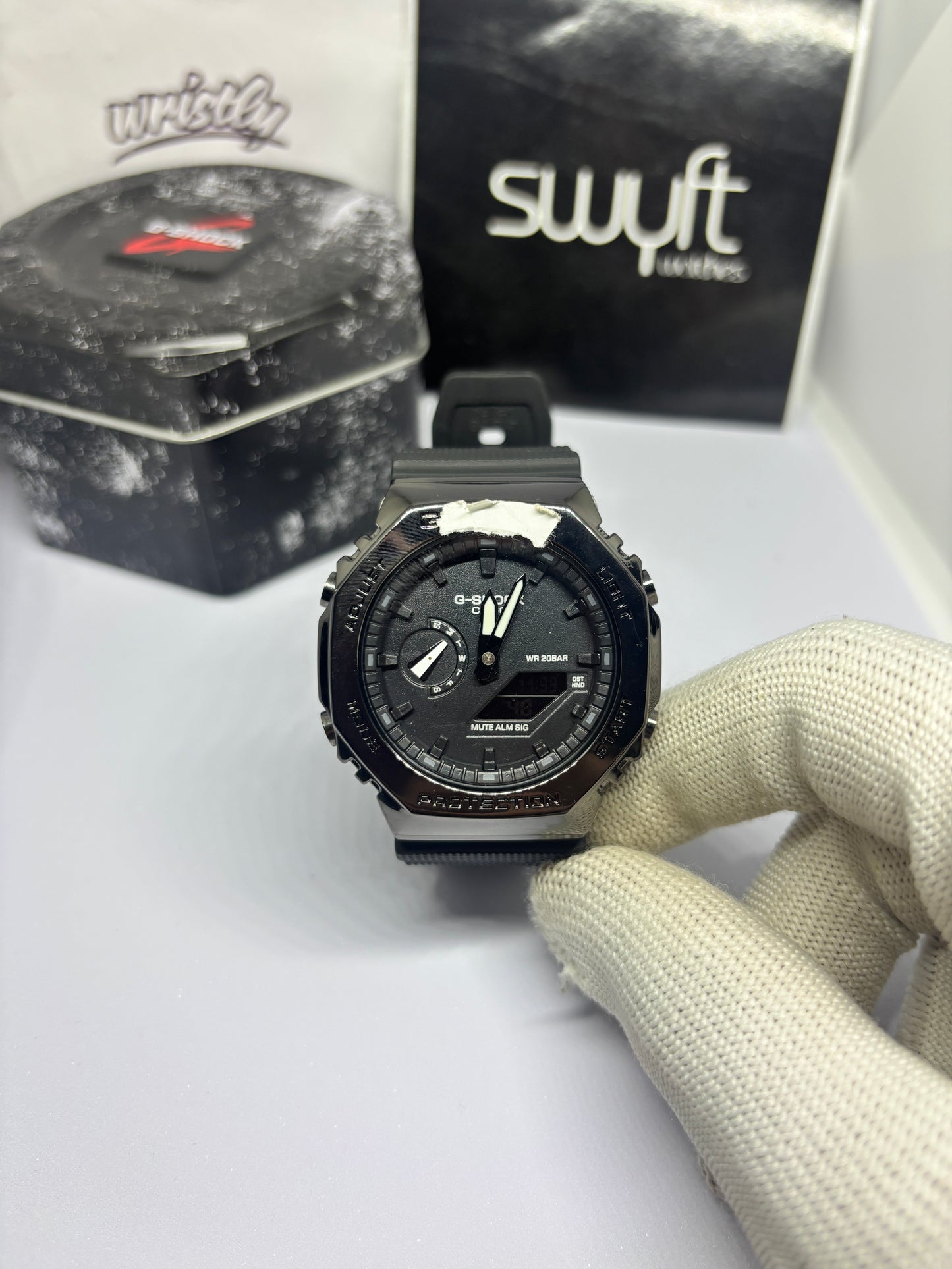 GM 2160 Metal - | Metal Dial- BLACK | 1:1 Quality