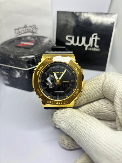 | GOLD - 2160 | Metal Dial | 1:1 Quality|GOLD