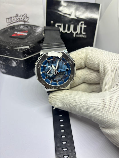 2160 Dark Blue Silver - Strap