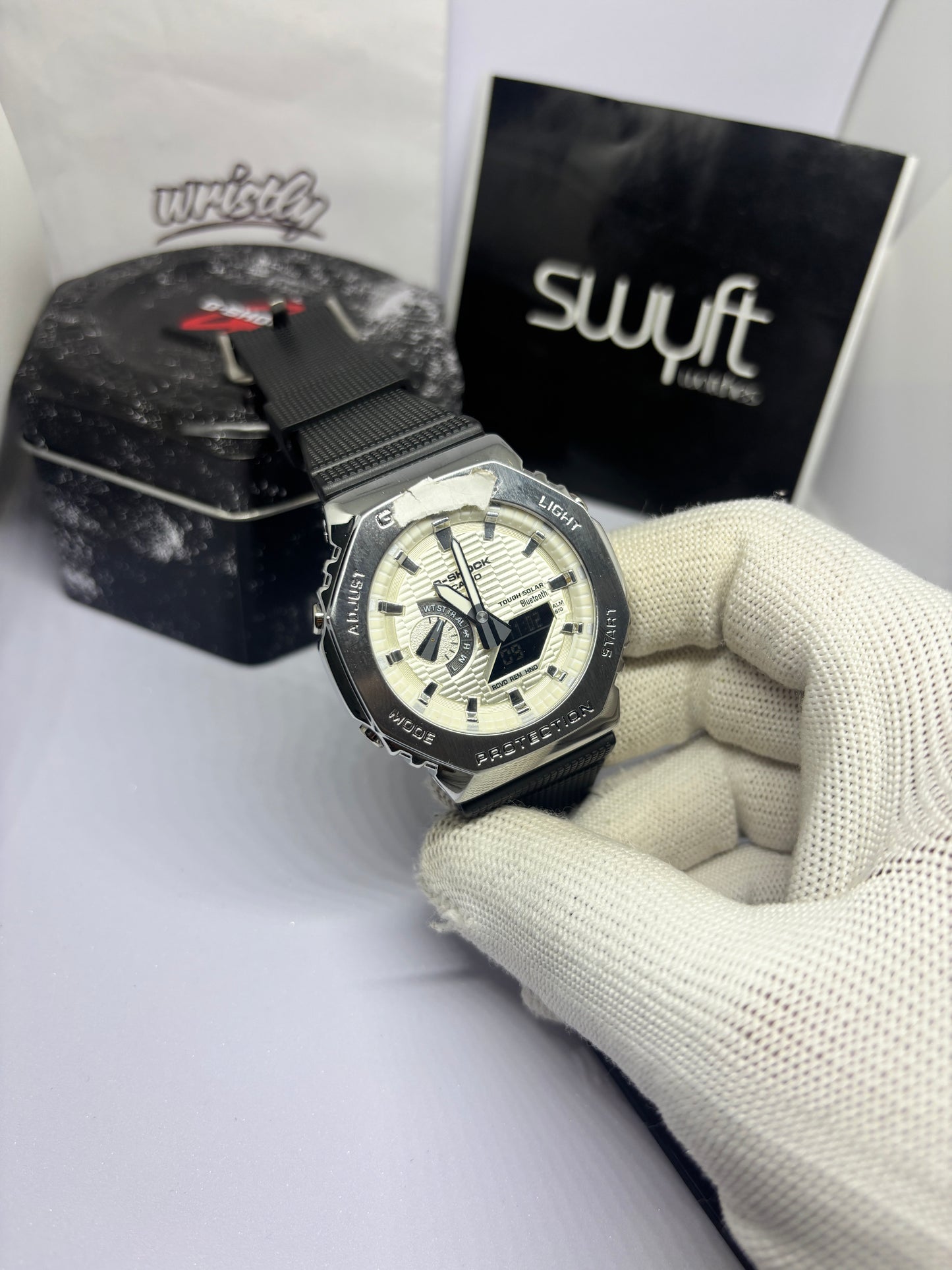 2160 White Silver - Strap