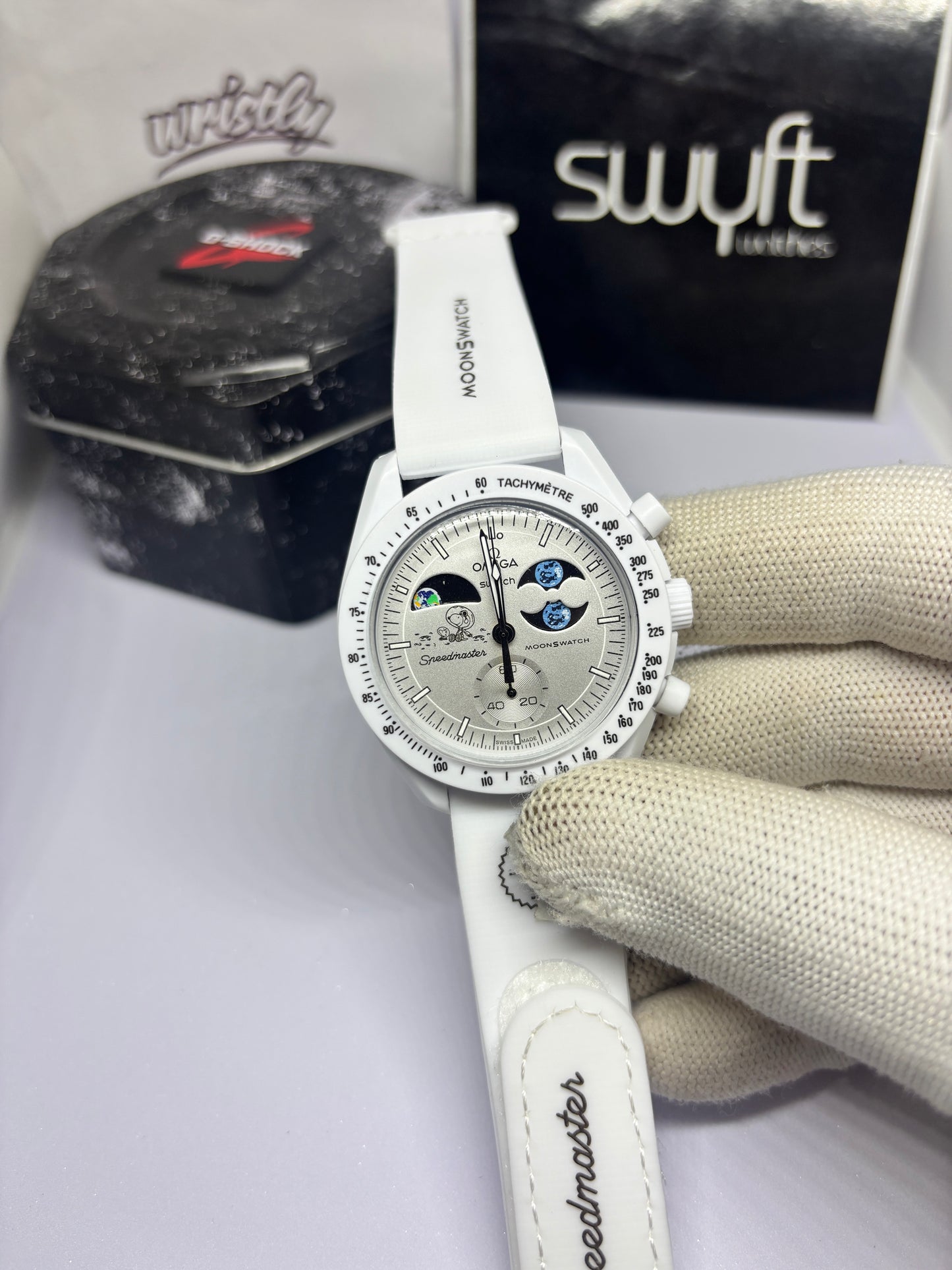 Speedmaster -Full white - Chronograph Working