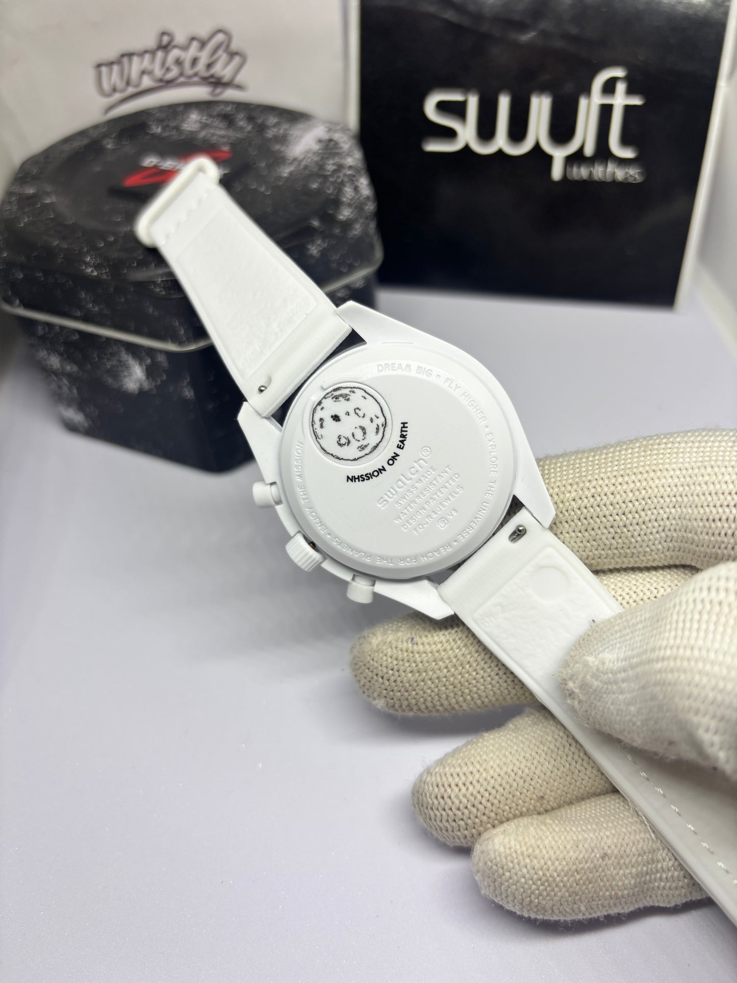 Speedmaster -Full white - Chronograph Working