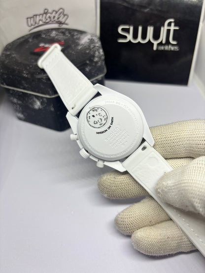 Speedmaster -Full white - Chronograph Working