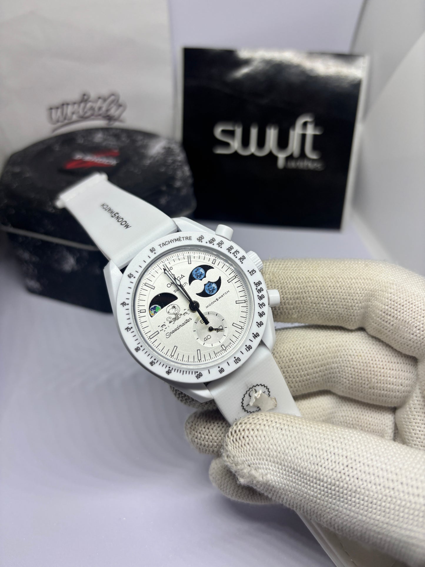 Speedmaster -Full white - Chronograph Working