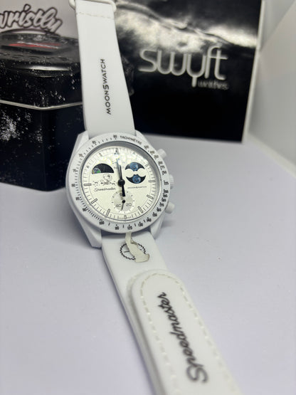Speedmaster -Full white - Chronograph Working
