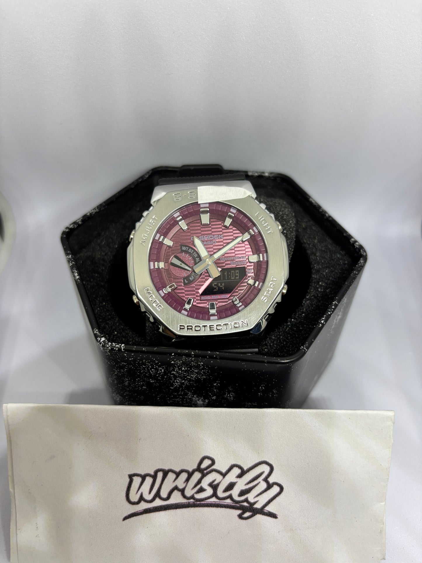 GM-2160 Burgundy Silver - Strap