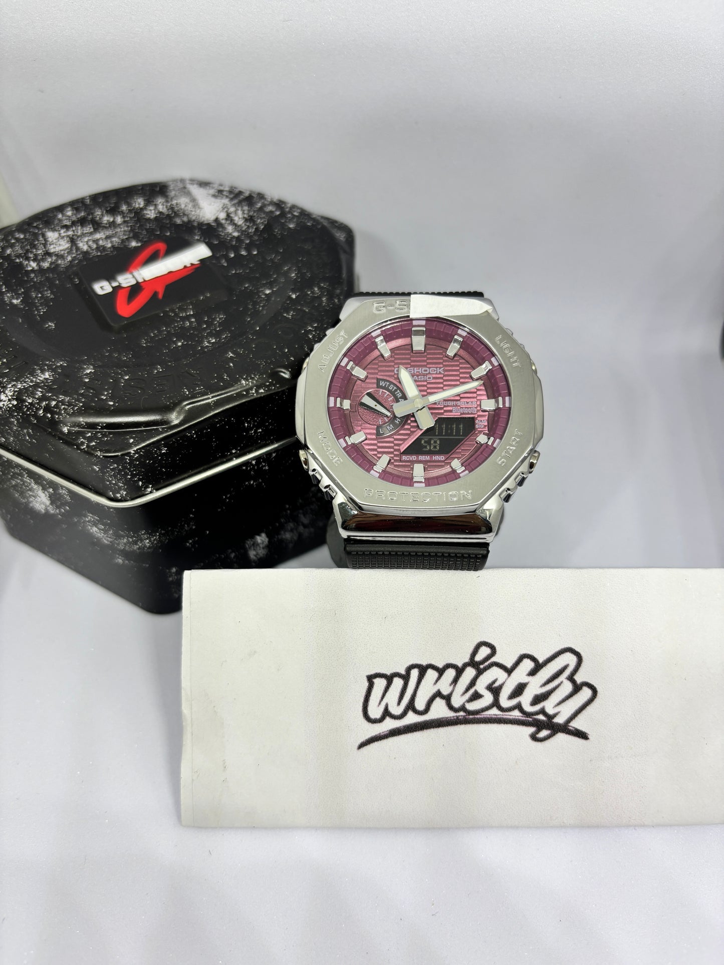 GM-2160 Burgundy Silver - Strap