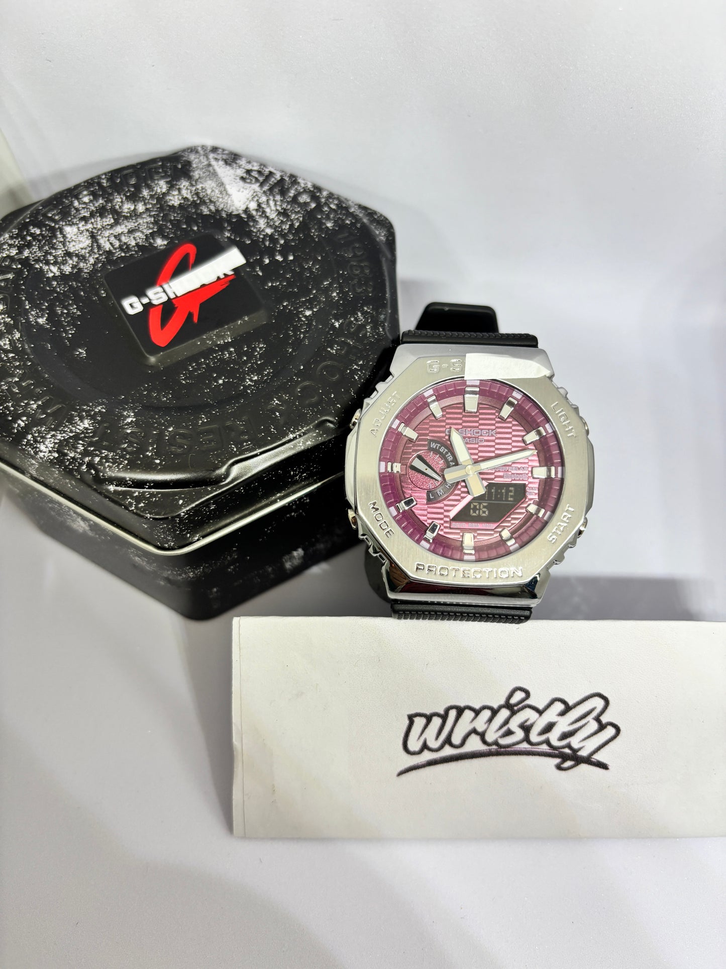 GM-2160 Burgundy Silver - Strap