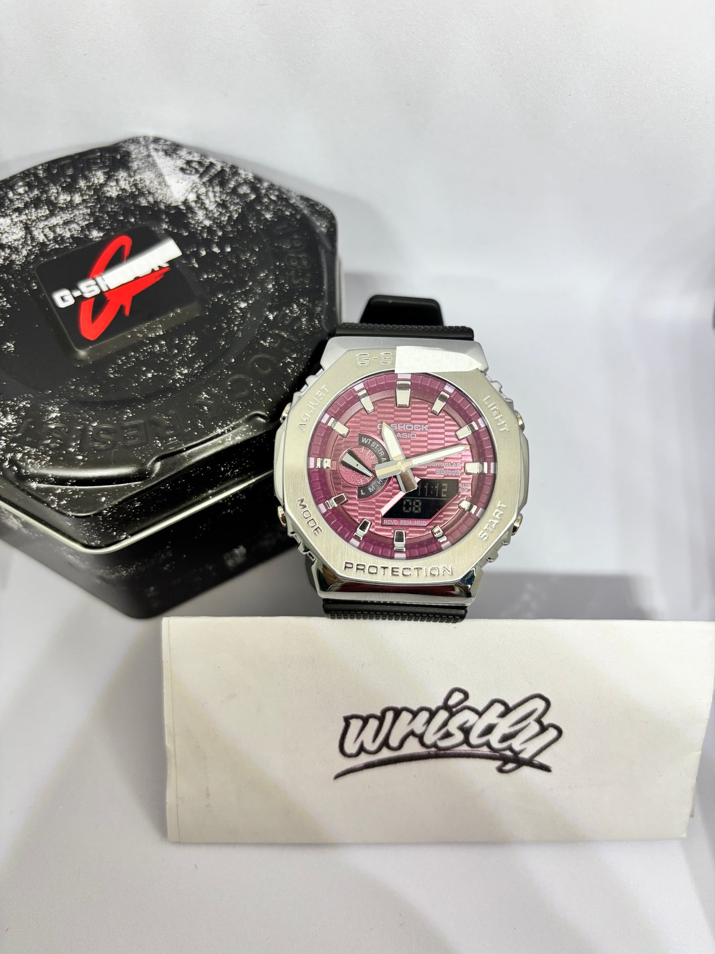 GM-2160 Burgundy Silver - Strap