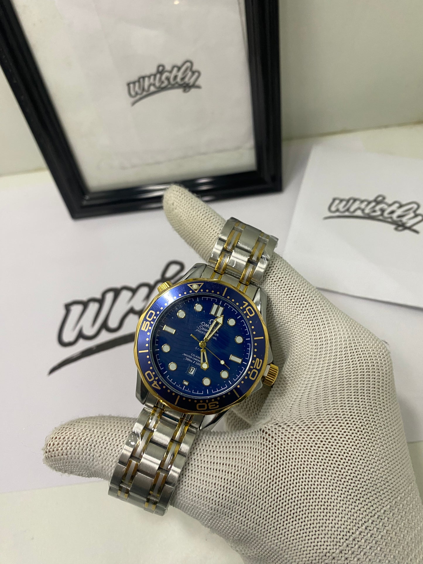 Seamaster Diver 300 Summer Chain Blue Silver 42mm
