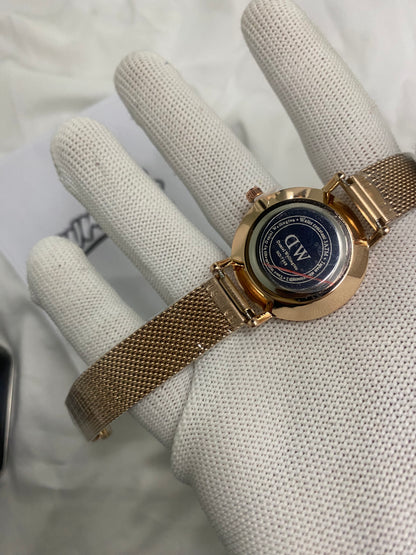 DW Petite Round Mesh Chain Rose Gold