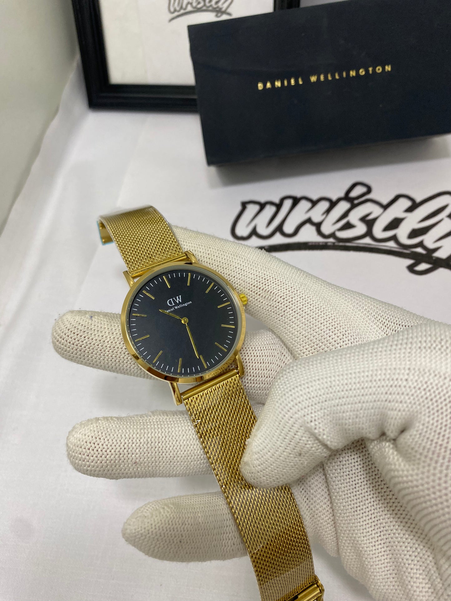 DW GOLD Round Mesh Chain