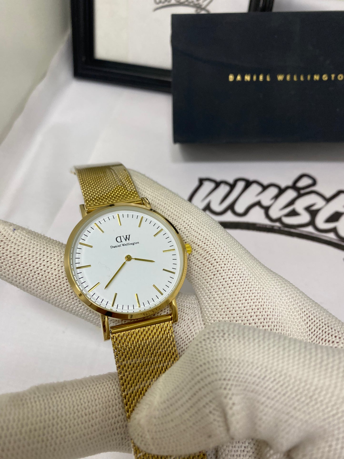 DW GOLD Round Mesh Chain