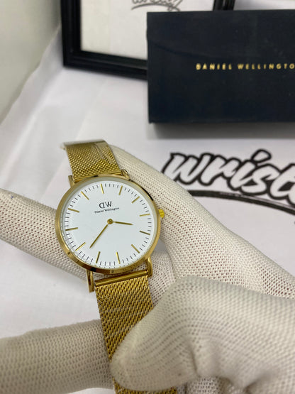 DW GOLD Round Mesh Chain