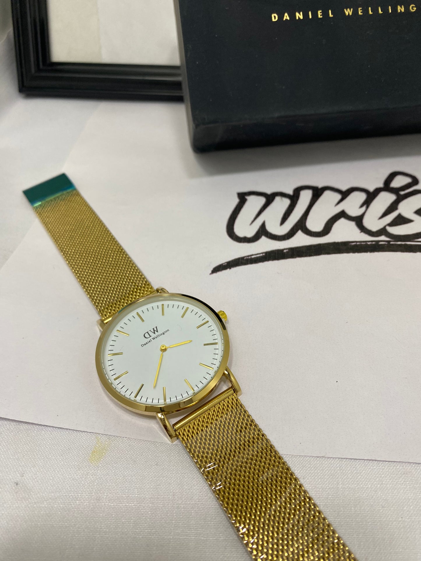 DW GOLD Round Mesh Chain