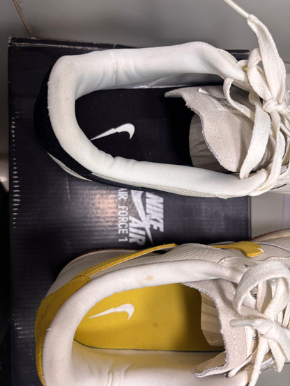 NIK Vandalised AF1 (With Box- UK10)|Black-Yellow