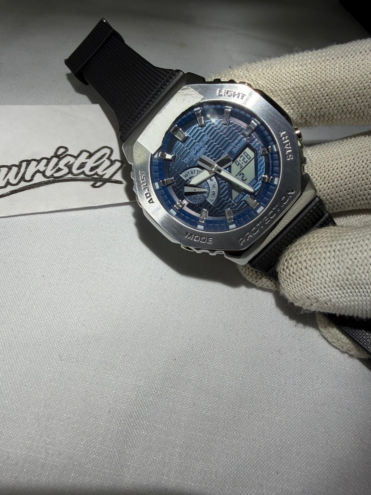 2160 Dark Blue Silver - Strap