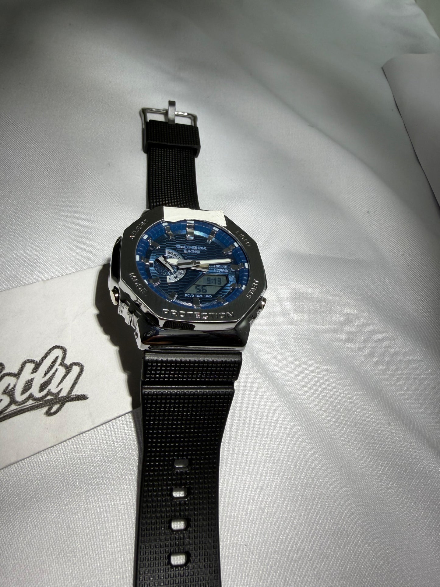 2160 Dark Blue Silver - Strap