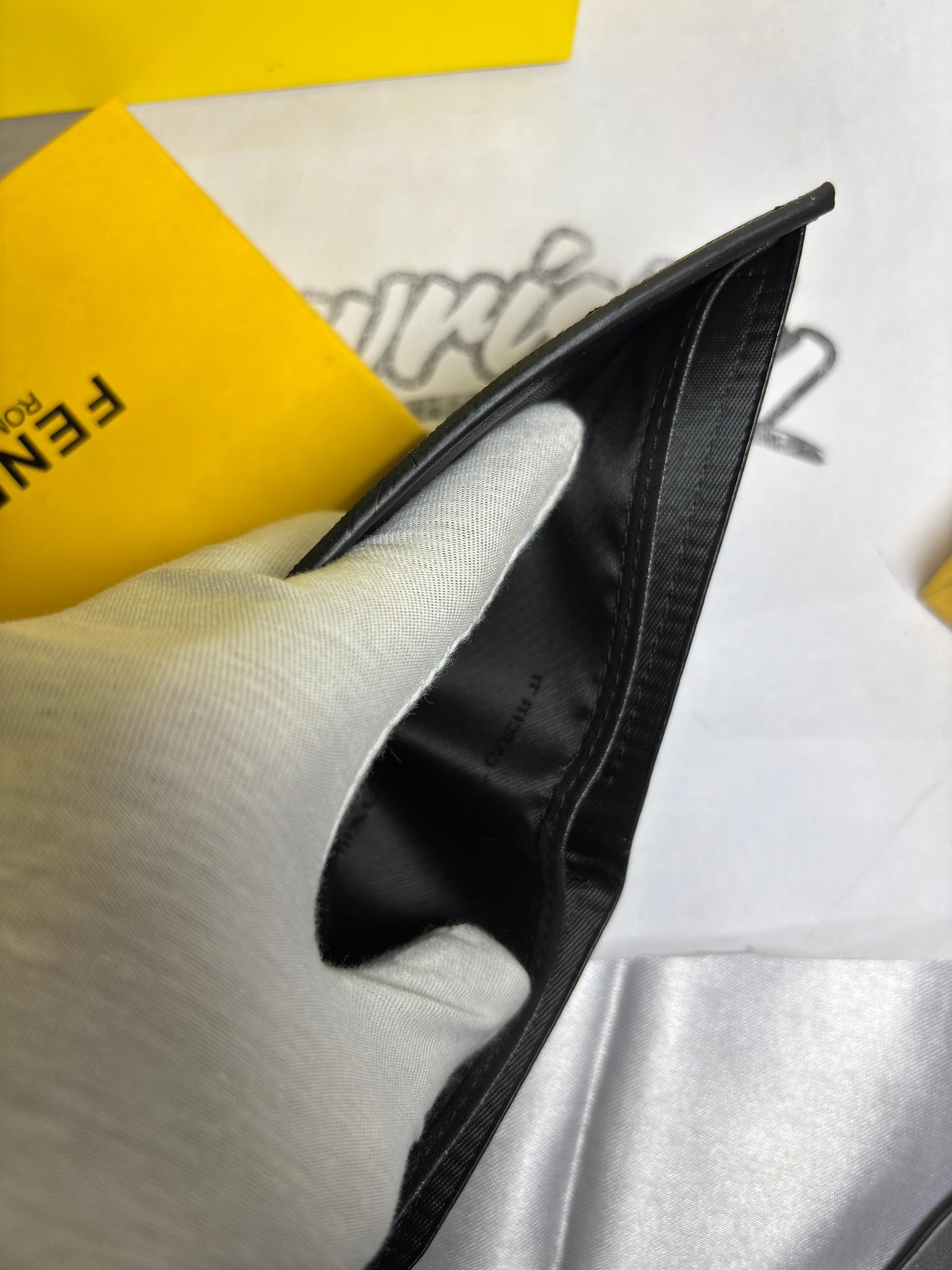 F EYES Leather Wallet {With BAG}
