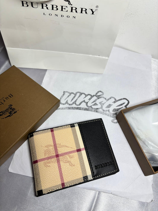 BURB - Leather Wallet {WITH BAG}