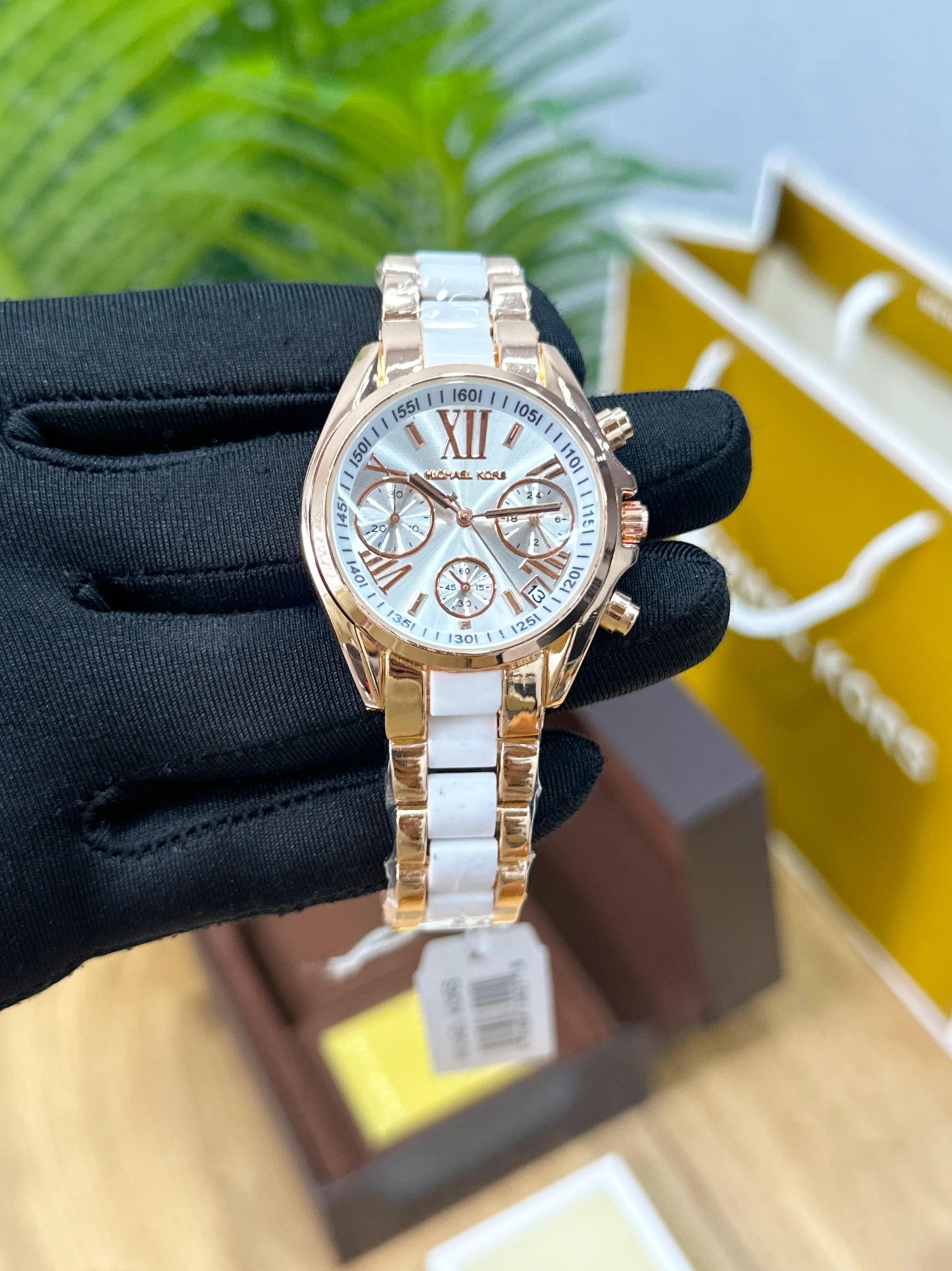 MK | WM05| White Women's Watch | 1:1 Quality- WHITE