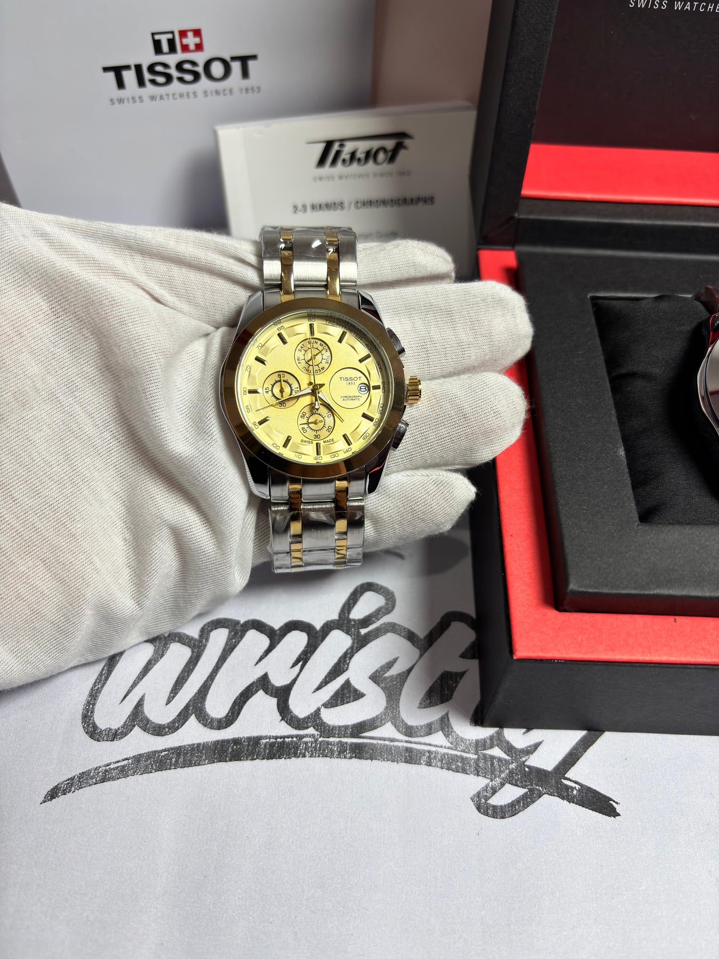 Tiss Chain Chronograph 1853 | 1:1 Quality(HEAVY QUALITY)